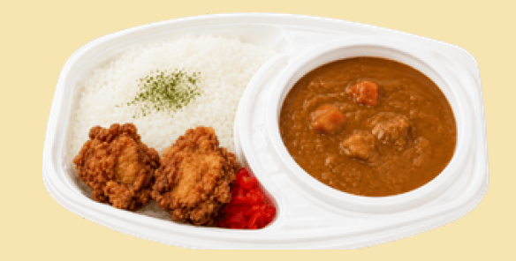 唐揚げカレー弁当