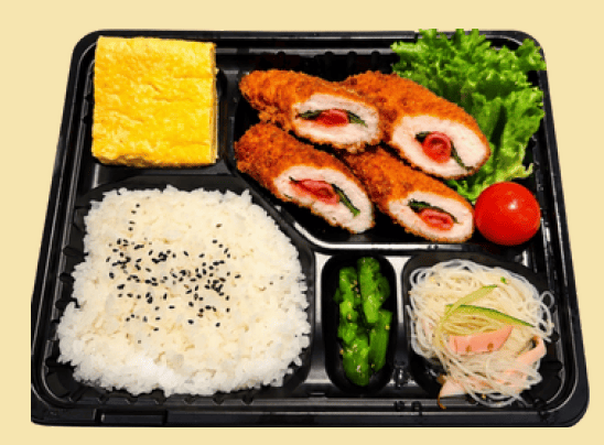 ささみ梅しそ&だし巻き弁当